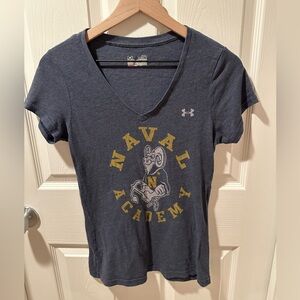 Under armor Navy Tee- Size Medium